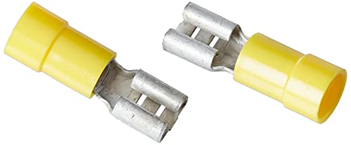 elpress 400100131 Plug-in preaislado flach, 4–6 Abschnitte der Treiber mm², 6.6 x 0,8 Plug Maße, 100 Paket, gelb von Elpress