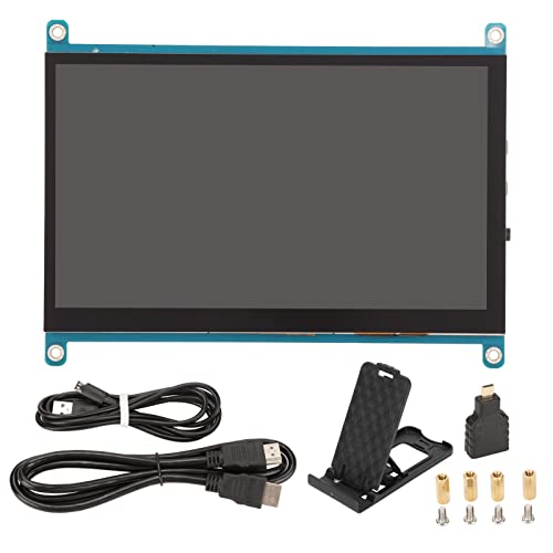Elprico 7-Zoll-Touchscreen-, HD 1080P IPS-Bildschirm, Tragbarer mit HDMI- und USB-Anschluss, Bildschirm-Kit mit 178 ° Betrachtungswinkel von Elprico