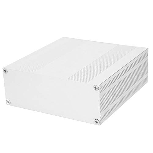 Aluminium-Projektbox, 54 x 145 x 150 mm Gehäuse für elektronische Gehäuse Matt Silber Split-Typ DIY-Gehäuse für elektronische Gehäuse von Elprico