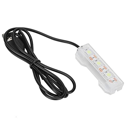 Aquarium-Licht, USB-LED-Wasserpflanzenlicht, Mini-Dekoration, Weiche LED-Lampe für Kleine Aquarien von Elprico