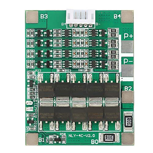 Batterieschutzplatine, 4S 50A Lithium-Batterieladesteuerung 3,2 V LiFe-Batterie BMS-Platine von Elprico