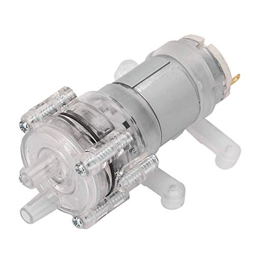 DC 12V 0,3MPA 1A 4,8W Hochtemperaturbeständigkeit Transparentes Aquarium Mini-Membran-Wasserpumpe 385HPC-9 Geeignet für transparente Teekannen, Wasserpumpen, Aquarium usw. von Elprico