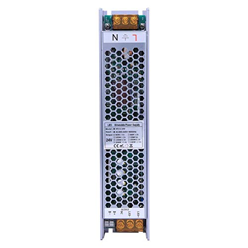 Dimmbares Netzteil, 120 W 0-10 V Dimmunterstützung aus Aluminiumlegierung SCR 0~10 V Gehäuse für LED-Lichtleisten mit hohem Wirkungsgrad(24V/5A) von Elprico