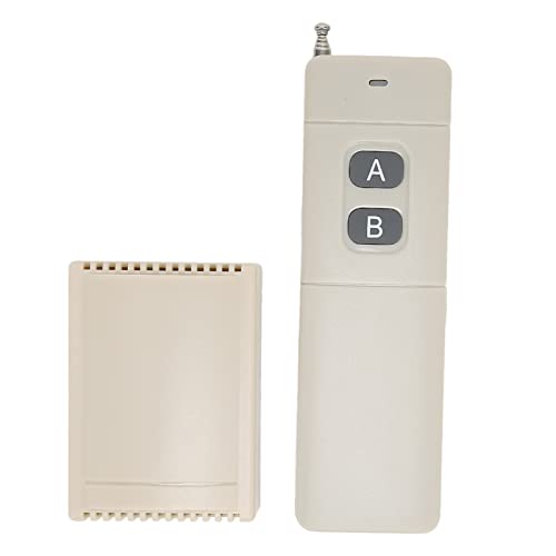 Drahtlose Fernbedienung, 12V 2CH 433MHz 3000m/9842.5ft RF Drahtloser Fernbedienungsschalter für Elektrische Türen und Fenster von Elprico