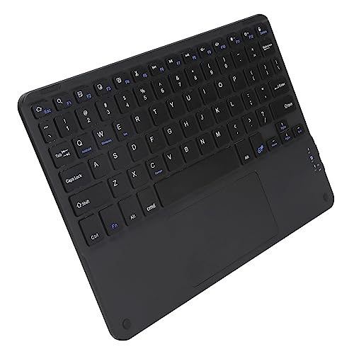 Drahtlose -Tastatur, Multifunktions-Scheren-Tastatur mit Touchpad Externer Computer Quadratische Kappe 10 Zoll Ultraflache Tragbare Tastatur (Schwarz) von Elprico
