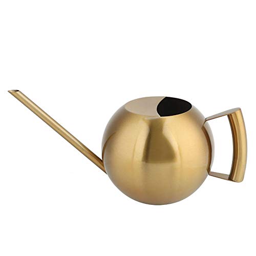 Edelstahl Gießkanne Topf 1000ml streuen(Gold) von Elprico