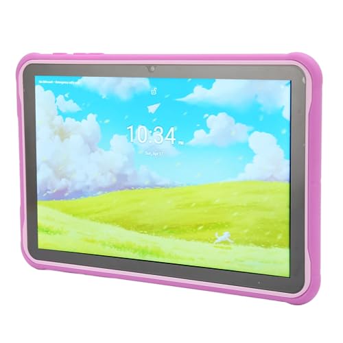 Elprico 10-Zoll-Kinder-Tablet für Android, 10,2 GB RAM, 32 GB ROM, Quad-Core-IPS-Bildschirm, Kinderfreundliches Lernen und Unterhaltung (EU-Stecker 100-240 V) von Elprico