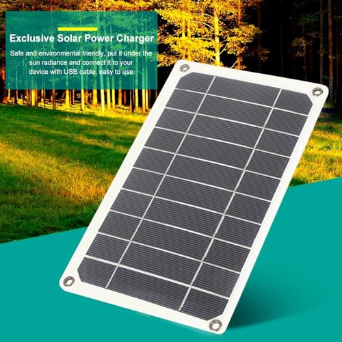 Elprico 10W Solarpanel Tragbare, Sichere und Umweltsenergie -Banklader für Reisende oder Abenteurer Im Freien von Elprico
