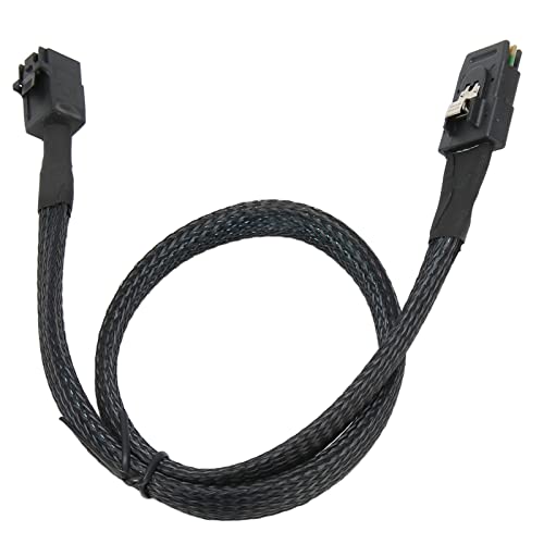 Elprico 12G Internes -SAS-HD-SFF-8643-zu-SFF-8087-Kabel, Internes -SAS-zu-SAS-Kabel, Verlustarmes, Flexibles Internes -SAS-Kabel für Computerserver (1 m / 3,3 Fuß) von Elprico