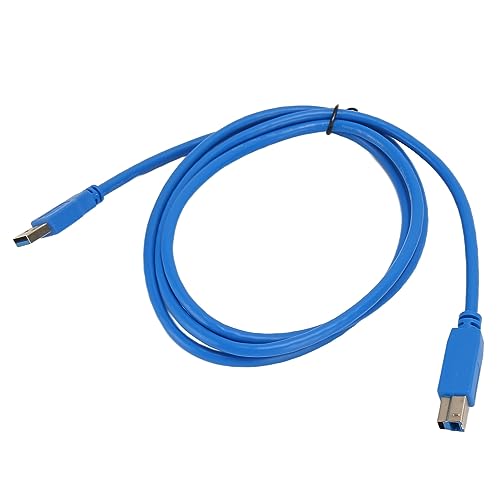 Elprico 15 Fuß Langes USB 3.0 A-auf-B-Kabel, Hochgeschwindigkeits-Datenübertragung für Drucker, Festplatten und Mehr von Elprico