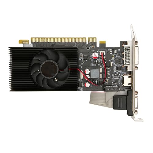 Elprico 4 GB DDR3 128 Bit 700 1400 MHz Gaming-Grafikkarte DVI VGA HD-Ausgang mit Stabiler Leistung für Computergehäuse von Elprico