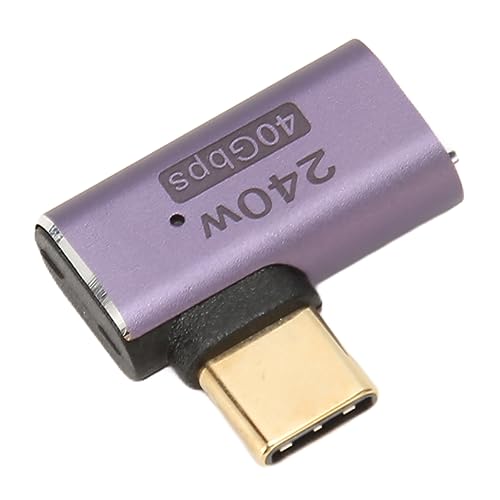 Elprico 40 Gbit/s USB C Extender Adapter 240 W PD Stecker auf Buchse, LowTypeC, für USBC-Geräte, USB4.0 C, 8K 60 Hz AV-Übertragung von Elprico