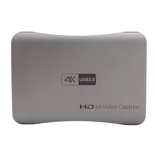 Elprico 4K USB3.0 DVR-Karte Full HD HDMIOut Plug and Play Super Kompatibel für/OS X//, Live-Übertragung ohne Verzögerung, Langlebiges Luftfahrt-Aluminium-Design (HC-336) von Elprico