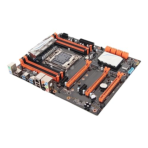 Elprico ATX X99 Gaming-Motherboard, 3 PCIe-Steckplätze, 8 SATA3.0 32 GB/s M.2 PC-Motherboard, Computer-Motherboard für Computer-PC-Ersatz von Elprico