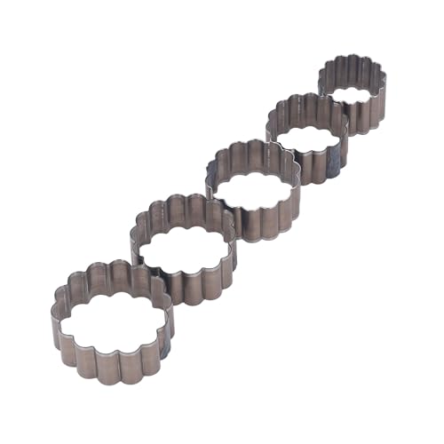 Elprico Blumenformlegungslegungsstahlhandbuch Stanztirte Set für -Kunsthandwerk, 5pcs Leder Schnittstirb Elprico Blumenformlegungslegungsstahlhandbuch Stanztirte Set für -Kunsthandwerk, 5pcs Leder Schnittstirb von Elprico