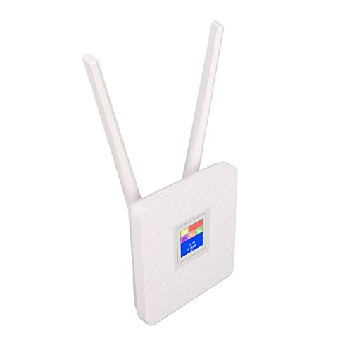 Elprico Drahtloser Dualband-WLAN-Router, 4G LTE CPE WLAN-Hotspot-Router mit SIM-Kartensteckplatz, Netzwerkschnittstellen Plug-and-Play-WLAN-Hotspot-Router für Fernseher von Elprico
