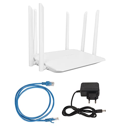 Elprico Drahtloser Dualband-WLAN-Router, 4G LTE CPE WLAN-Hotspot-Router mit SIM-Kartensteckplatz, Netzwerkschnittstellen Plug-and-Play-WLAN-Hotspot-Router für Fernseher von Elprico