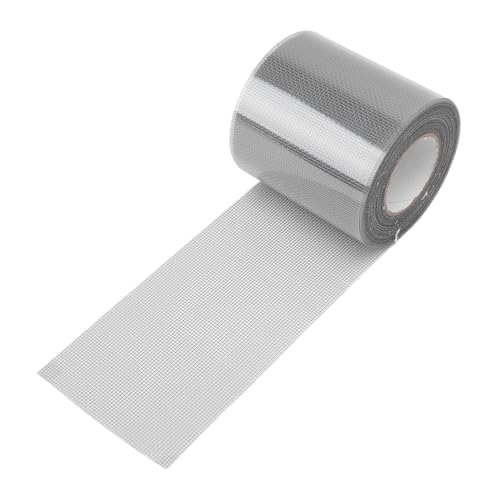 Elprico Fensterbildschirm Reparaturband Stark Klebstoff Quick Patch für Maschentüren Autoschirme 80 Mmx9.15m Transparent Selbstklebstoff (GRAY) von Elprico