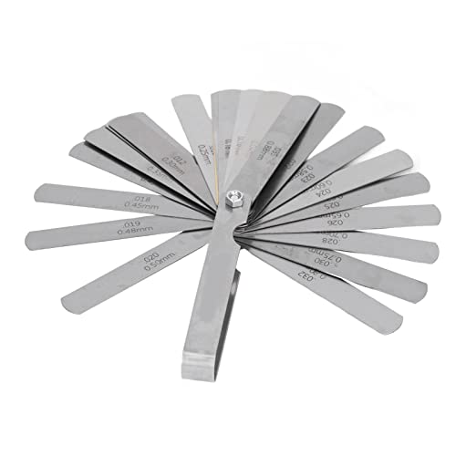 Elprico Fühlermessgeräte 0,04–0,88 Mm 32 Blades Edelstahlwerkzeug Zur Genauen Messung in der Maschinenbau von Elprico