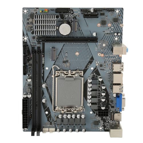 Elprico H610M Motherboard, MATX DDR4 Gaming Motherboard, für LGA1700 CPU Dual Channel Dual M.2 Slots SATA3.0 USB3.0 Desktop-Computer Motherboard von Elprico