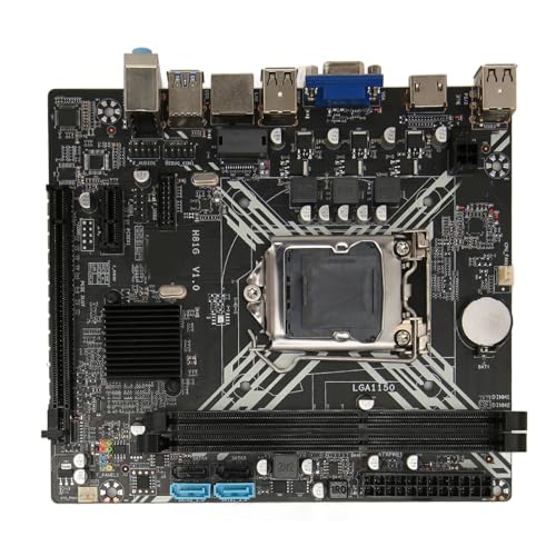 Elprico H81G Computer-Motherboard, MATX DDR3-Motherboard, Speichersteckplätze USB3.0 SATA3.0 Computer-Motherboard für Core für Celeron für Pentium E3 V3 LGA1150 von Elprico