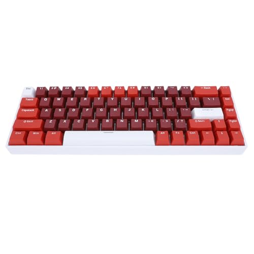 Elprico Kabellose RGB-Gaming-Tastatur mit 3 Modi, Mechanische Tastatur mit 68 Tasten und Rotem Schalter, Bluetooth-Computertastatur für Büro und Gaming für Wins 2000, ME, Wins XP, Vista, von Elprico