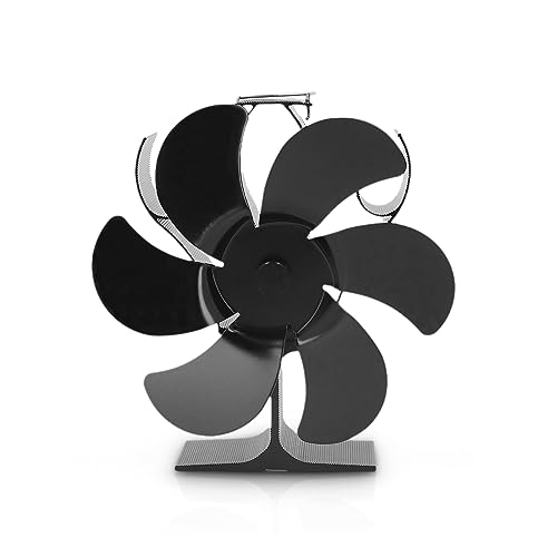 Elprico Kaminventilator mit 6 Flügeln, Aluminiumlegierung, Durchmesser 152 Mm, Wärmebetriebener Ofenventilator, Leiser, Wärmebetriebener Kaminventilator mit Hoher Temperaturbeständigkeit Elprico Kaminventilator mit 6 Flügeln, Aluminiumlegierung, Durchmesser 152 Mm, Wärmebetriebener Ofenventilator, Leiser, Wärmebetriebener Kaminventilator mit Hoher Temperaturbeständigkeit von Elprico