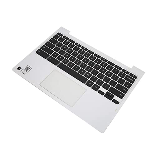 Elprico Laptop-Ersatztastatur, Handballenauflage Tastatur für Lenovo Chromebook C330 81HY Laptop, Volle Tastenabdeckung Palm Aluminiumlegierung Tastatur von Elprico