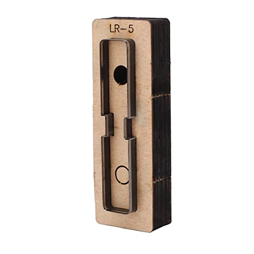 Elprico Leder -Stanzen Geschnittene Form mit Hoher Dichtelegierung von Stahl mit Hoher Dichte, Ideal für -Kunsthandwerksliebhaber, Vatertagsgeschenk (LR-5) von Elprico