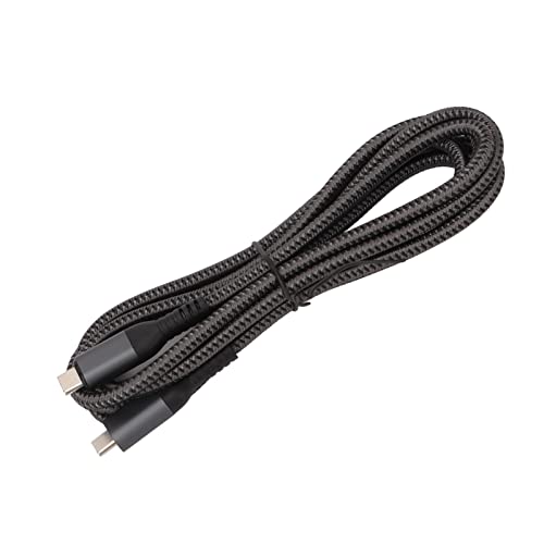 Elprico Magnetisches USB-C-Adapterkabel, Magnetisches USB-C-zu-USB-C-Ladekabel 6,6 Fuß PD 100 W Schnellladung 10 Gbit/s USB-C-Magnetkabel mit LED-Anzeige von Elprico