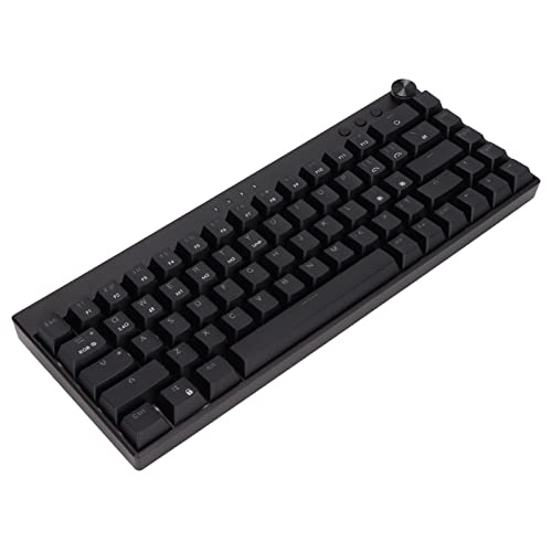 Elprico Mechanische Tastatur, 68 Tasten DREI Modi Gaming-Tastatur mit RGB-Hintergrundbeleuchtung 1800mAh Akku Kabellose -Tastatur Kabelgebundene Mechanische Gaming-Tastatur (Linearer Aktionsschalter) von Elprico