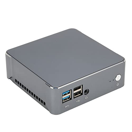 Elprico Mini-PC, I7 1165G7 CPU 2,5-Zoll-Mechanik oder Solid-State-Dual-Festplatte 2,4 G 5 G Dual-Band-WLAN-Gigabit-Ethernet Kompakter Tragbarer Computer(EU) von Elprico