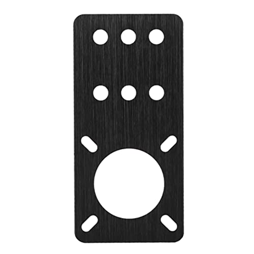 Elprico NEMA 17 Stepper Motor Montageplatte für V-Slot Linear Schwarz Anodized, Geeignet mit Druckermontageplatte, Modularer Anschluss des Motors von Elprico
