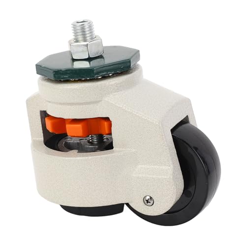 Elprico Nivellierungsstamm Caster mit Einstellbarer Höhe Gewindestiel, 6600 Lbs Ladungskapazität für Möbelgeräte von Elprico