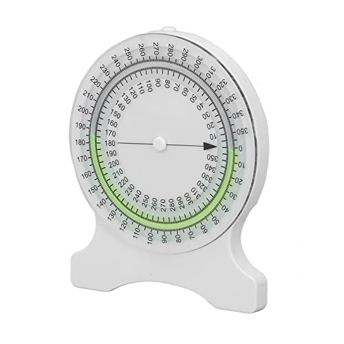 Elprico Non -Leck -Neigungsmesser Genaue Messungen für Physiotherapie Fachkräfte 360 ​​° Rotation Geeignet für die Rückenmessung ABS Weiß Geeignet (GREEN) von Elprico