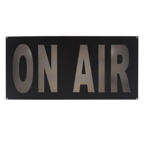 Elprico ON AIR-Leuchtschild, Aufnahmeschild, Studio-Warnschild mit Fernbedienung, nach Oben Beleuchtetes Broadcast-Warnschild Fertig, USB-betriebene LED-Leuchtbox für von Elprico