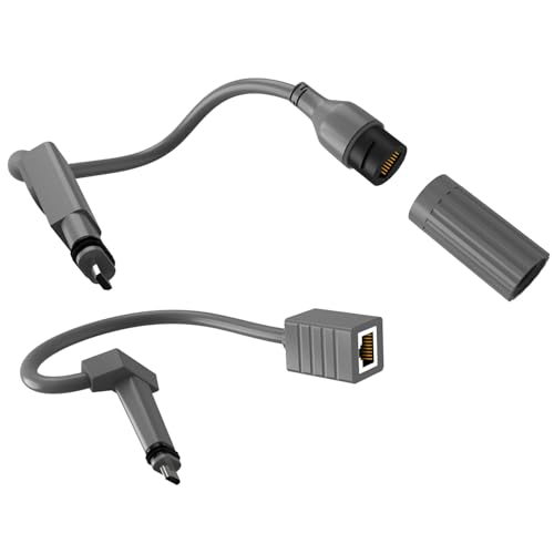 Elprico SPX-zu-RJ45-Adapterkabel, für Starlink-Kabel 1200 Mbit/s, RJ45 1 RJ 2-Stecker-Verlängerungsadapter für Satellitenschüssel von Elprico