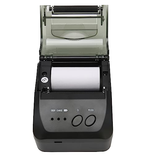 Elprico Schneller 58-mm-Thermodrucker mit Gezahnter Klinge, BT4.0, USB-Schnittstelle, Geeignet für Win 2000, 2003, 7, XP, 8,10,11, Laptop von Elprico