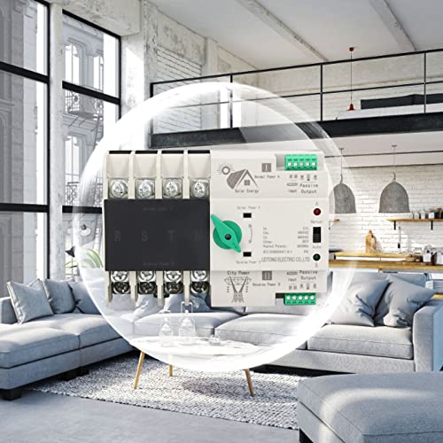 Elprico Sichere und Zuverlässige Dual -Leistungs -Automatikübertragungsschalter 4p Millisekunden Schaltkreis PV zu Mains AC220V für Einkaufszentren (63A) von Elprico