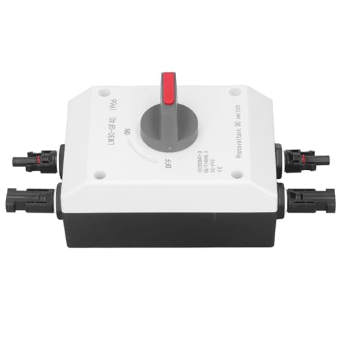 Elprico Solar -Disconnect -Switch Premium Isolierung 1200V 32A 4p für Raster auf Netz Solarsystemen (2 in 1) von Elprico