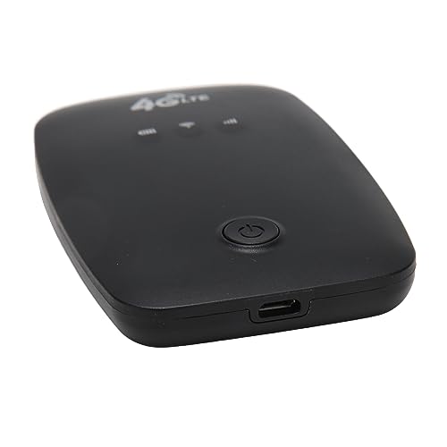Elprico Taschen-4G-WLAN, Entsperrter 4G-LTE-USB-WLAN, Tragbarer WLAN-Router mit 2100-mAh-Akku, Tragbarer Reise-Hotspot-Router mit SIM-Kartensteckplatz (US Version) von Elprico
