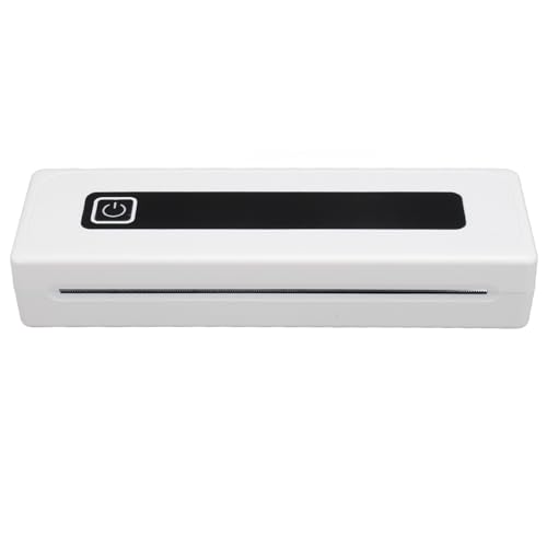 Elprico Tragbare Drucker, Kabellos für Reisen, 200 DPI 10 Mm/s Bluetooth-Thermodrucker, Kompatibel mit Handys, Tablets, Computern, Tintenloser Mobiler Drucker für Büro, Zuhause, Schule von Elprico