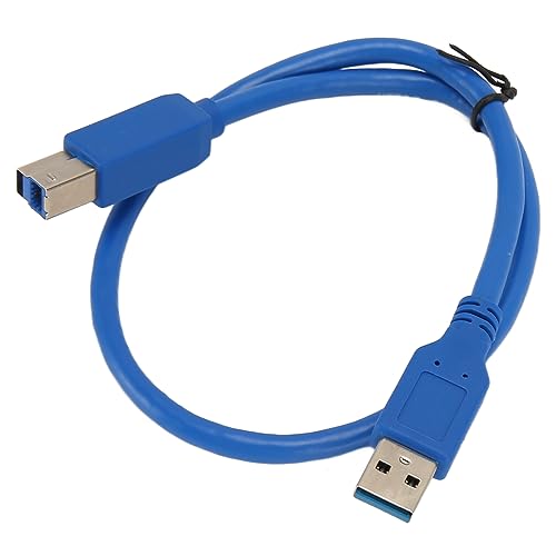 Elprico USB 3.0-Druckerkabel (Stecker auf Stecker), 5 Gbit/s Hochgeschwindigkeits-Datenübertragung, 1,64 Fuß Länge, Plug-and-Play, für Externe Festplatten, Drucker, Scanner und Hubs, von Elprico