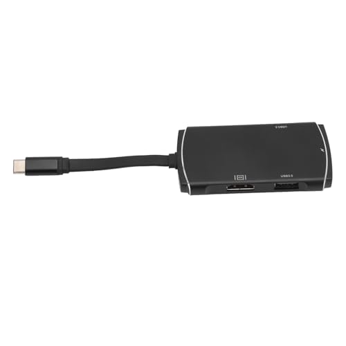 Elprico USB-C-Hub, 6-in-1-USB-C-Hub-Multiport-Adapter mit 4K HDMI, PD 100 W, 2 USB 3.0 5 Gbit/s Datenübertragung, SD/TF-Kartenleser-Unterstützung für Android, Windows, OS X, Elprico USB-C-Hub, 6-in-1-USB-C-Hub-Multiport-Adapter mit 4K HDMI, PD 100 W, 2 USB 3.0 5 Gbit/s Datenübertragung, SD/TF-Kartenleser-Unterstützung für Android, Windows, OS X, von Elprico