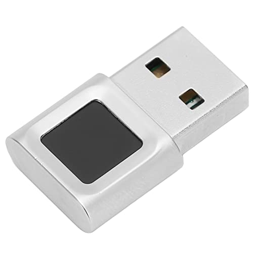Elprico USB-Fingerabdruckleser für Windows, 360 Grad Touch Fast Matching High Sensitivity Hello Fingerabdruckleser für Win-Laptop-Computer von Elprico