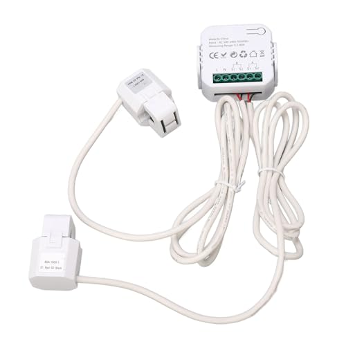 Elprico WiFi Smart Energy Monitor Memory Function Function Energy Verbrauchsmesser, Echtzeit-Stromüberwachung für , Ideal für die Energieeffizienzplanung (WHITE) von Elprico