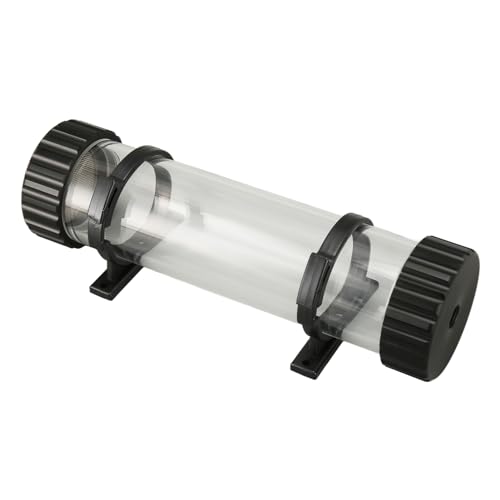 Elprico Zylindrischer Wasserkühltank mit Filterung, 240 Mm Länge, PC-Wasserkühlung mit 450 Ml Fassungsvermögen von Elprico