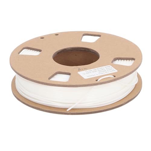 Filament 1,75 Mm weiß, Flexibles TPU-3D-Drucker-Filament, MaßGenauigkeit +/- 0,03 Mm, Hohe Genauigkeit, Weiches 95A-3D-Drucker-Verbrauchsmaterial, Passend für die Meisten von Elprico