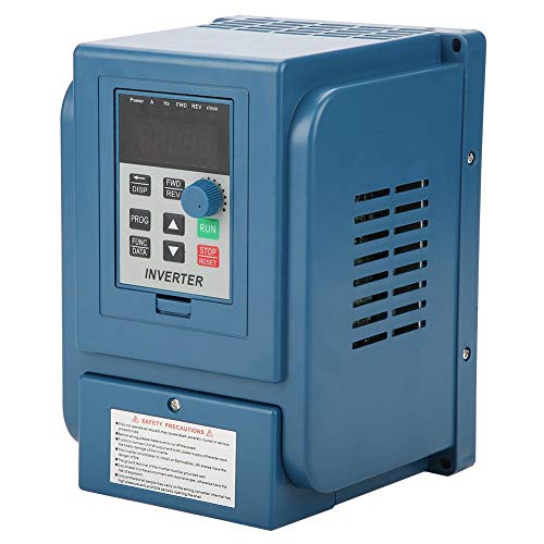 Frequenzumrichter, 380 VAC 3A VFD Drehzahlregler für Frequenzumrichter für 3-Phasen-Wechselstrommotor mit 0,75 kW max. Ausgangsfrequenz: 400Hz von Elprico