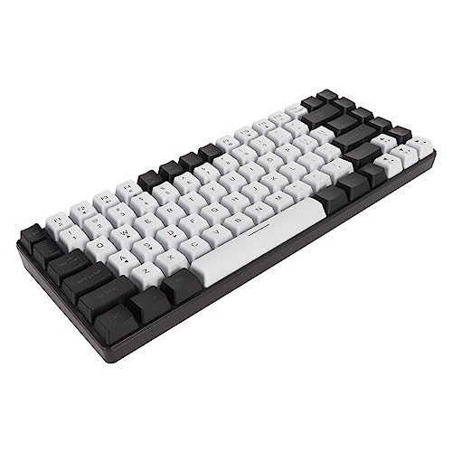 Gugxiom RGB Tragbare 80% Mechanische Tastatur, RGB-Hintergrundbeleuchtung, Ergonomische, Leise Mechanische Bürotastatur, kein Treiber Erforderlich, Plug & Play für Windows von Elprico